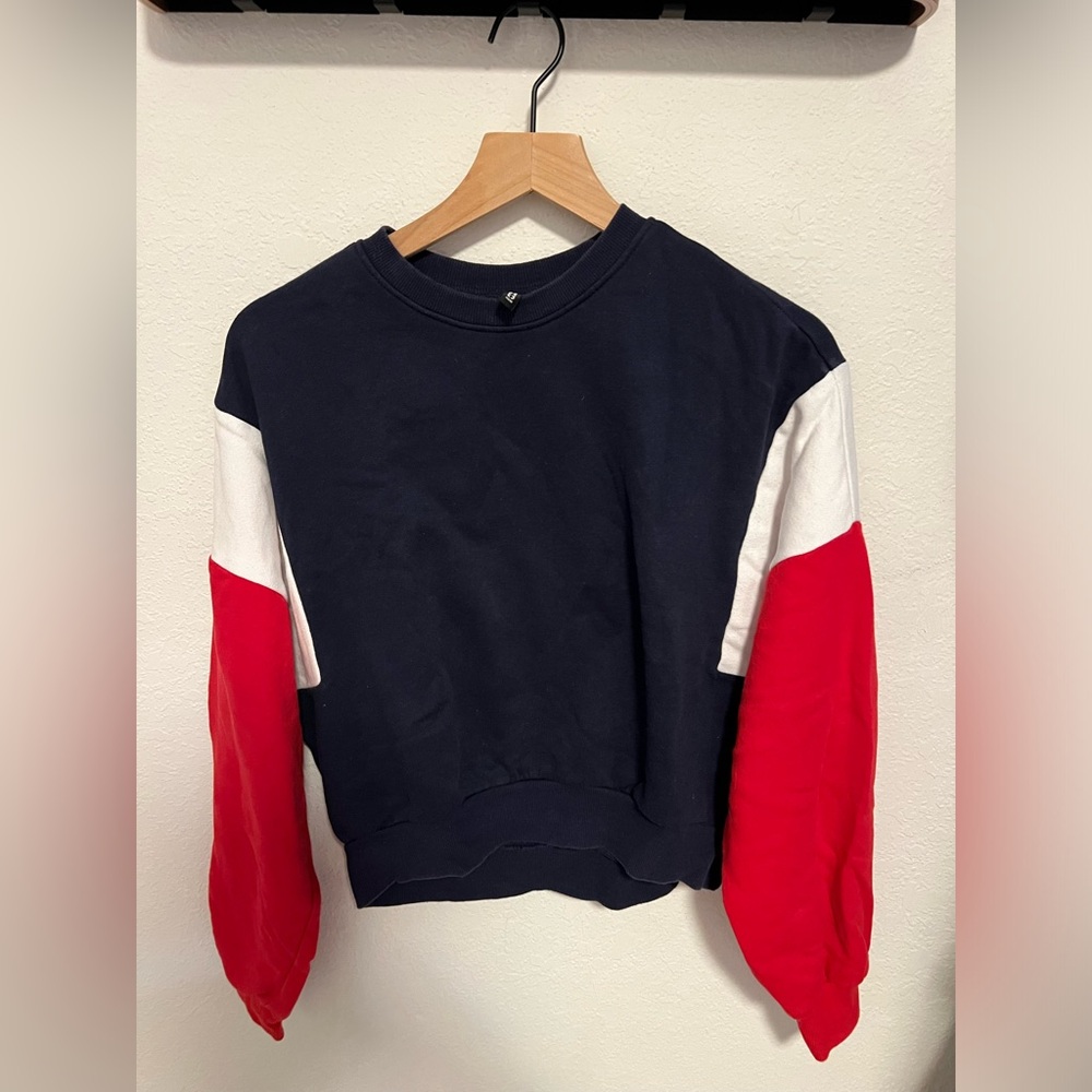Crew neck sweater short - S
